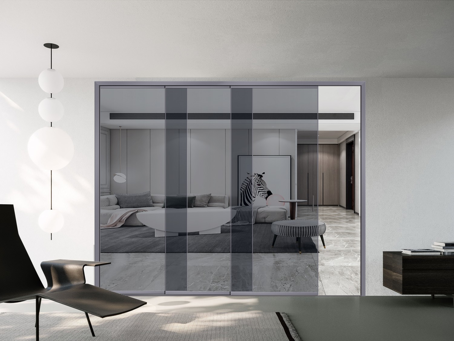 40x10极致灰-三联动-灰玻