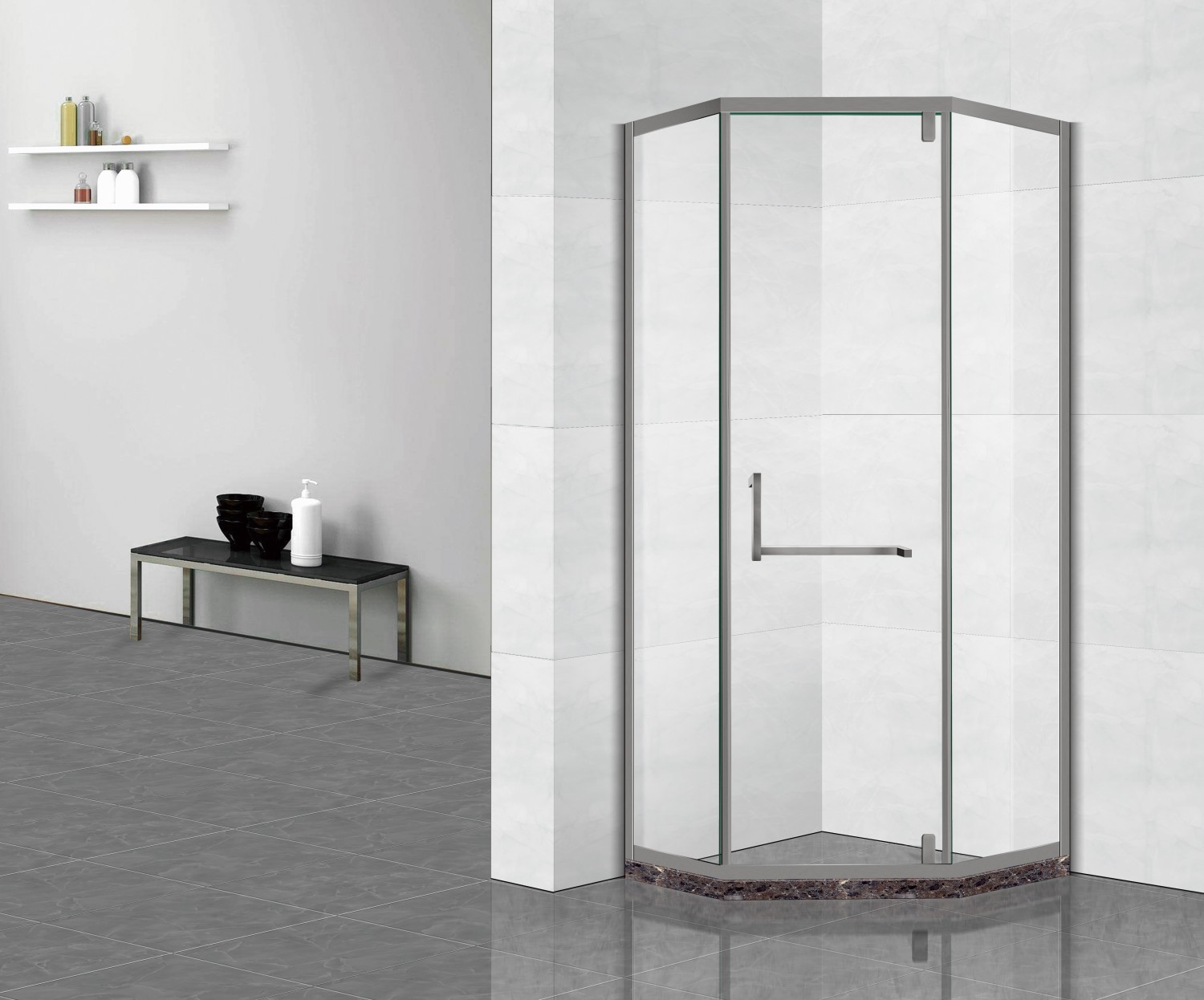 MM-20-3004 枪灰拉丝  钻石型